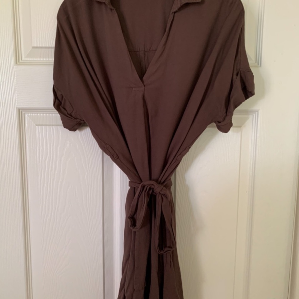 Army green/brown dress